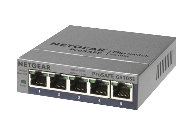 ProSafe Gigabit Ethernet Switch 5 puertos autosensing 10/100/1000 BASE-TX (Sobremesa)