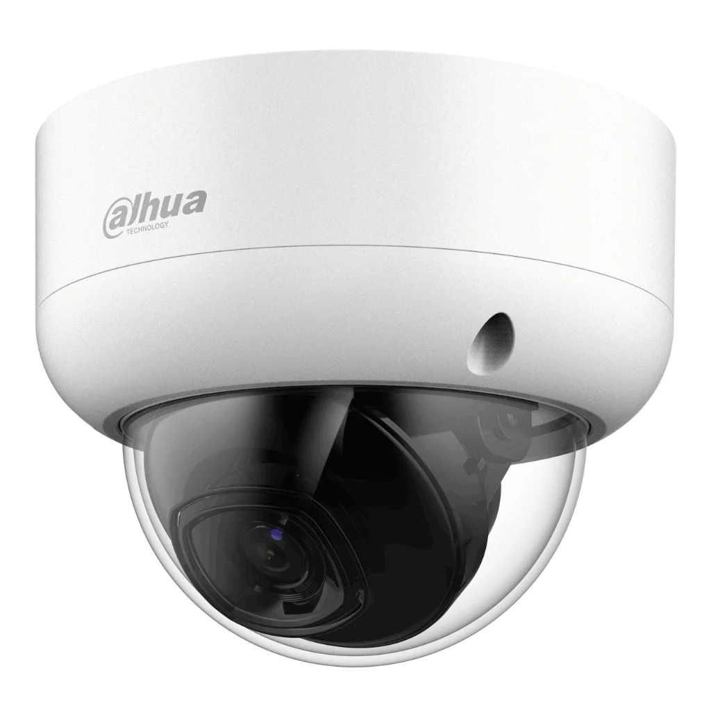 HDCVI 4EN1 4K Dome Camera with WDR, IR40m Range, 2.8mm Lens, IP67 Waterproof/Dustproof, IK10 Impact Resistance, and Microphone.