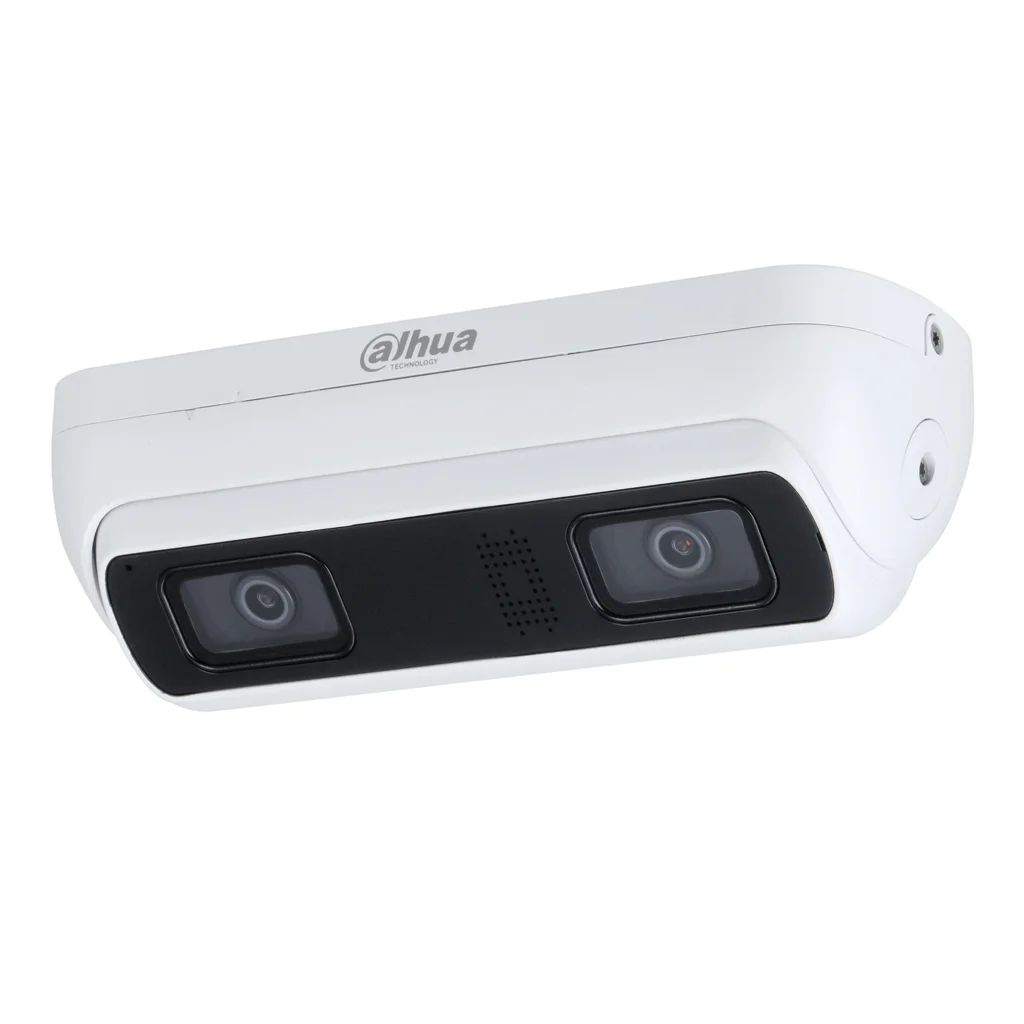 Cámara IP Stereo Analysis H265 4M DUAL-LENS WDR IR20m 2.8mm IP67 IK10 PoE AUDIO MIC/Altavoz  E/S