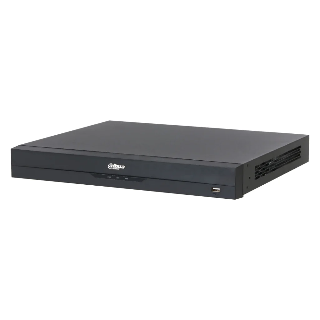 NVR 32ch 448Mbps H265 HDMI 16PoE 2HDD E/S AI