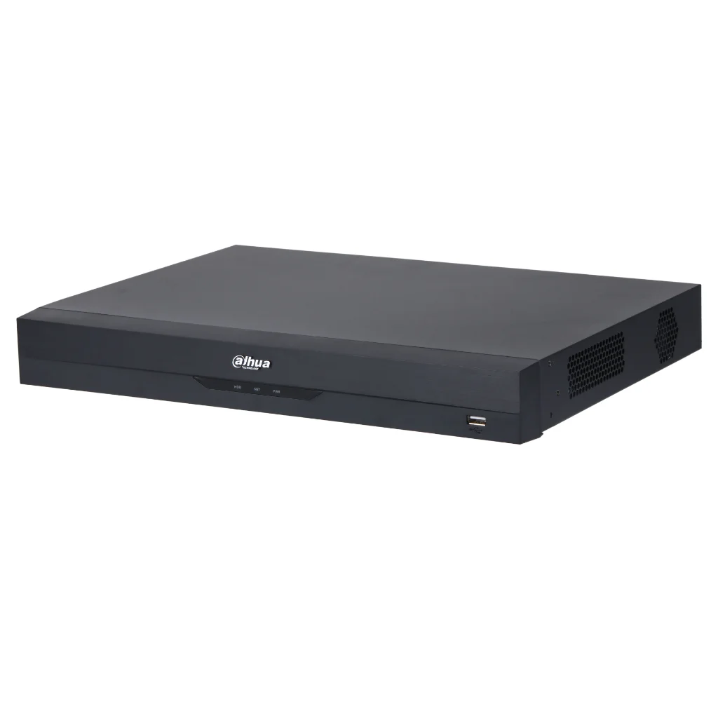NVR 32ch 484Mbps H265 HDMI 2HDD 2RJ45 E/S AI