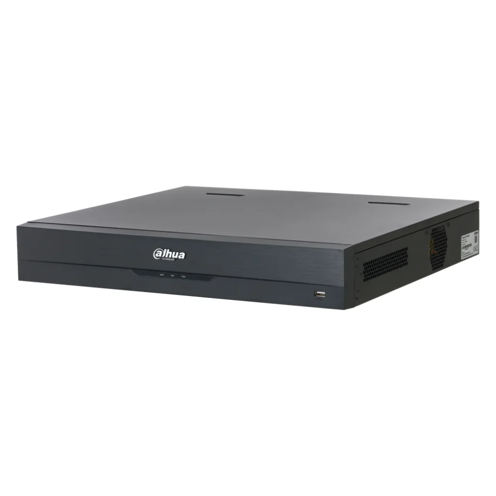 NVR 32ch 448Mbps H265 2xHDMI 16PoE 4HDD E/S AI