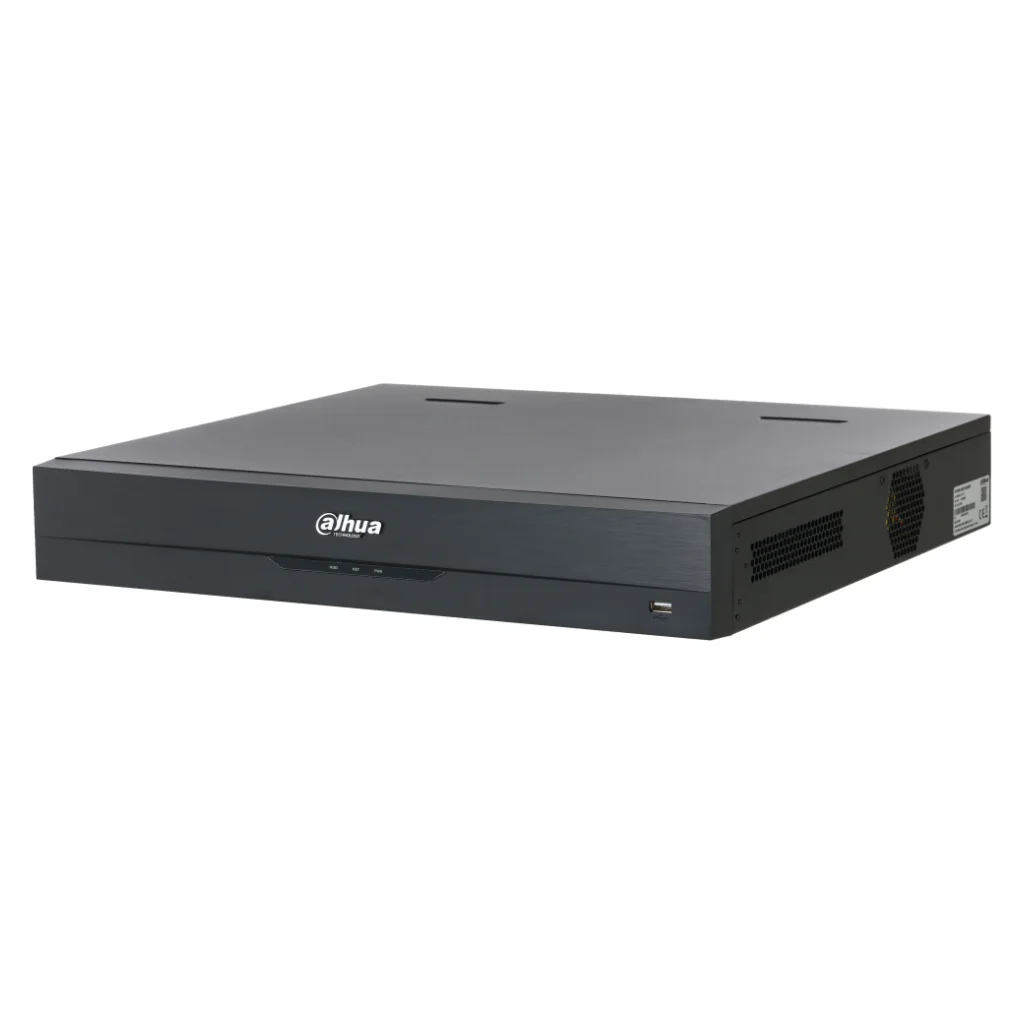 NVR 64ch 444Mbps H265 2xHDMI 4HDD 2RJ45 E/S AI