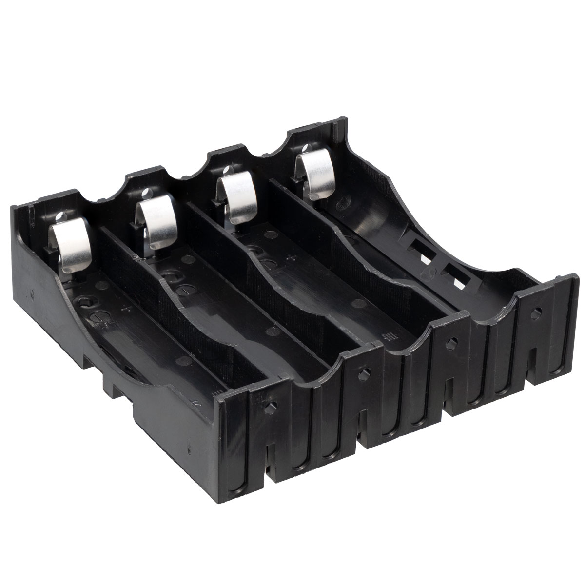 4 units battery holder for 18650 bateries, chasis model