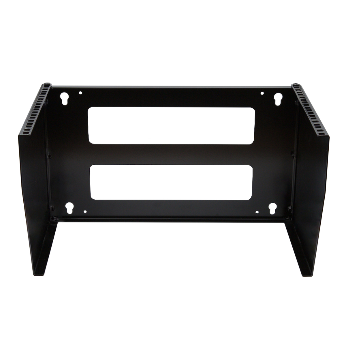Soporte Rack Vertical para Pared de 6U, Negro 