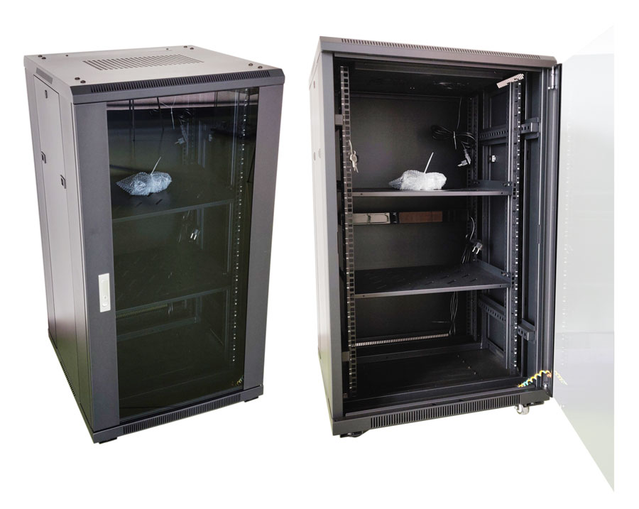 KIT Armario rack 22U 800mm | Con Accesorios