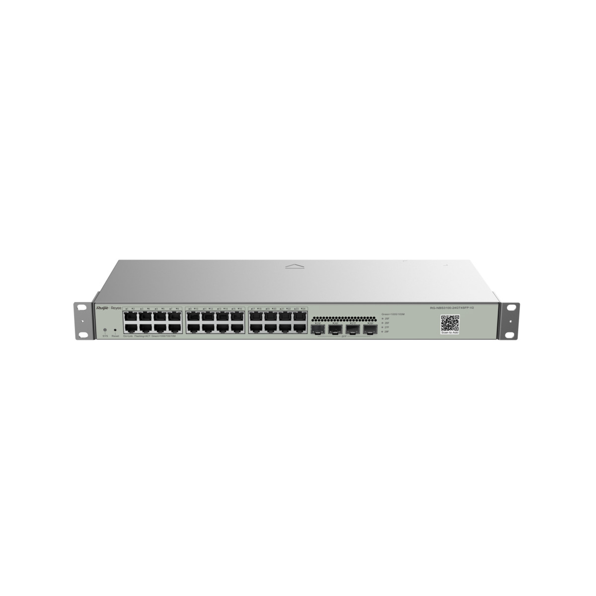 Reyee Switch Cloud Capa 2 - 24 puertos Gigabit+ 4 1Gbps SFP