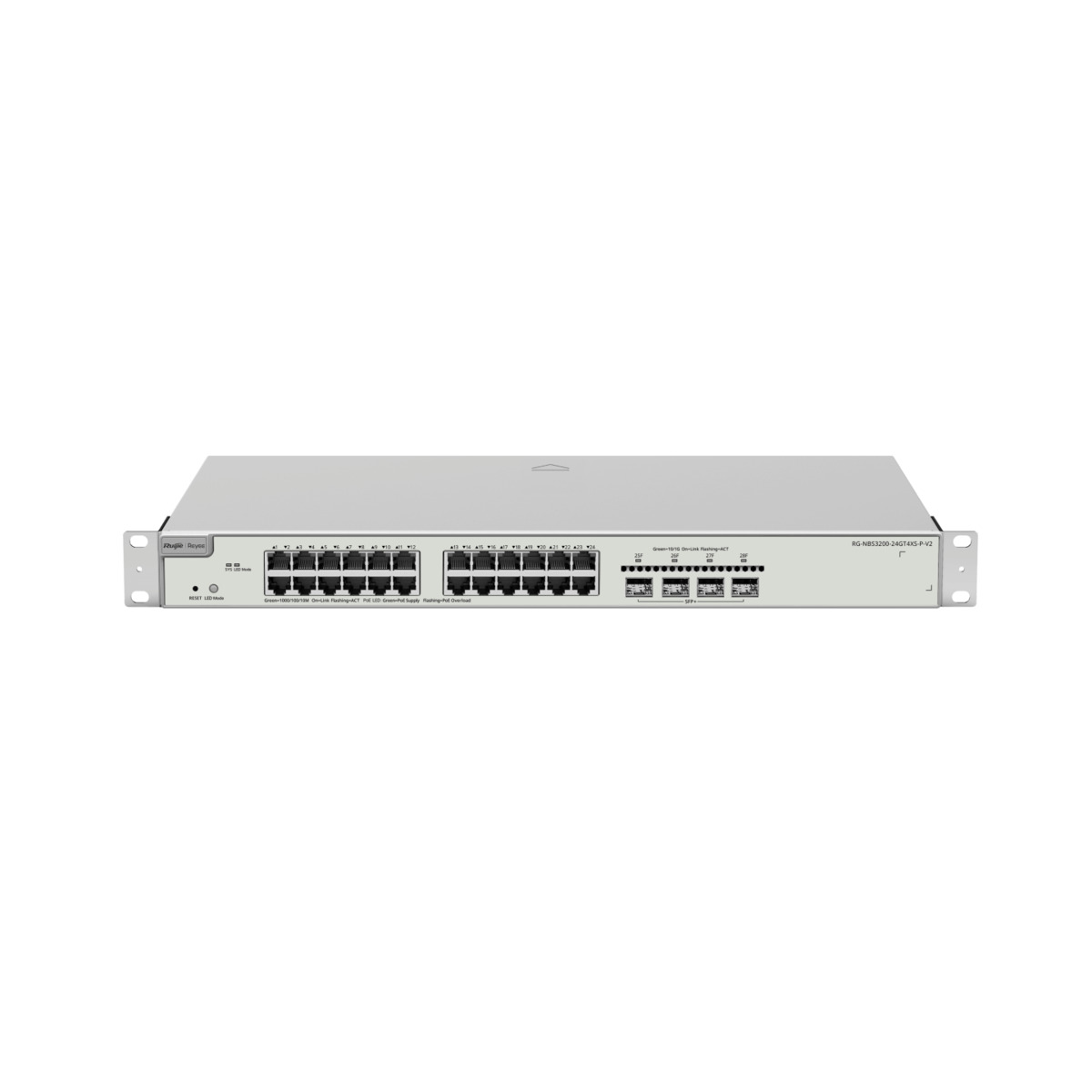 Reyee Switch PoE Cloud Capa 2 - 24 puertos PoE+ + 4 puertos SFP+