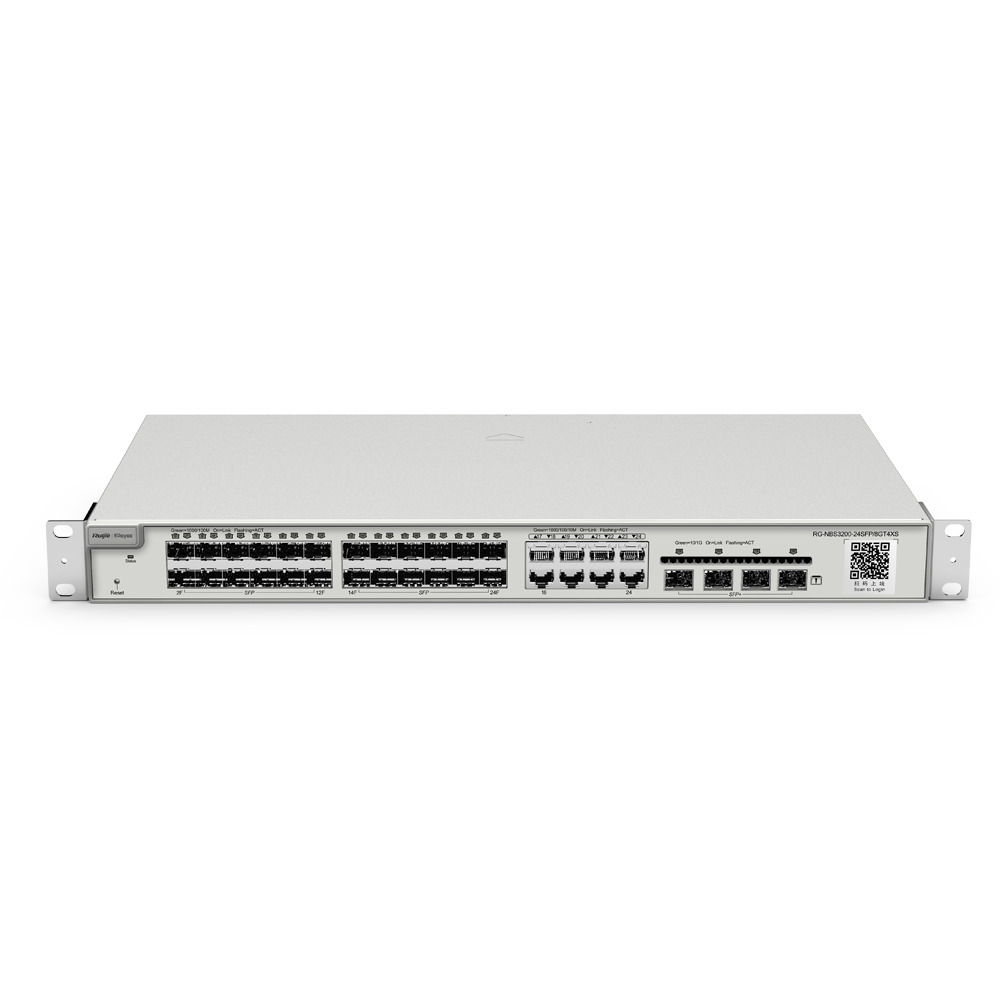 Reyee Switch Cloud Gestionable L2 - 24 puertos SFP / 8 Combo RJ45 + 4 SFP+ 10G