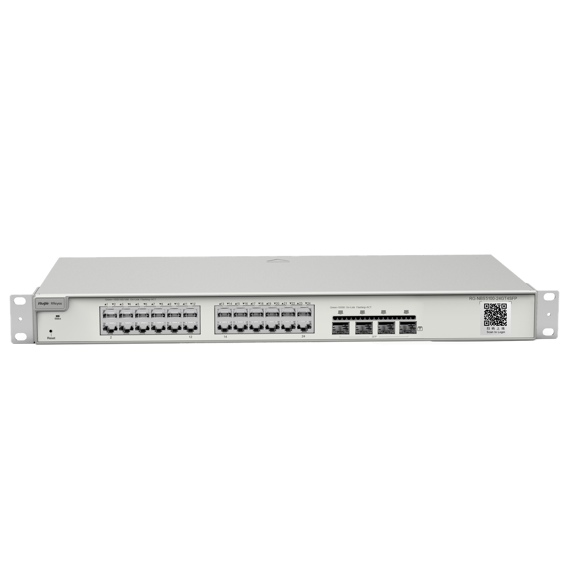 Reyee Switch Cloud Capa 3 - 24 puertos RJ45 Gigabit - 4 puertos SFP Gigabit