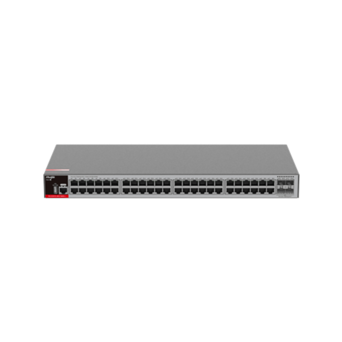 Ruijie Switch Cloud Gestionable L2+ - 48 puertos RJ45 + 4 puertos SFP 2.5 - Velocidad 48 x10/100/1000Mbps + 4 x1000/2500Mbps