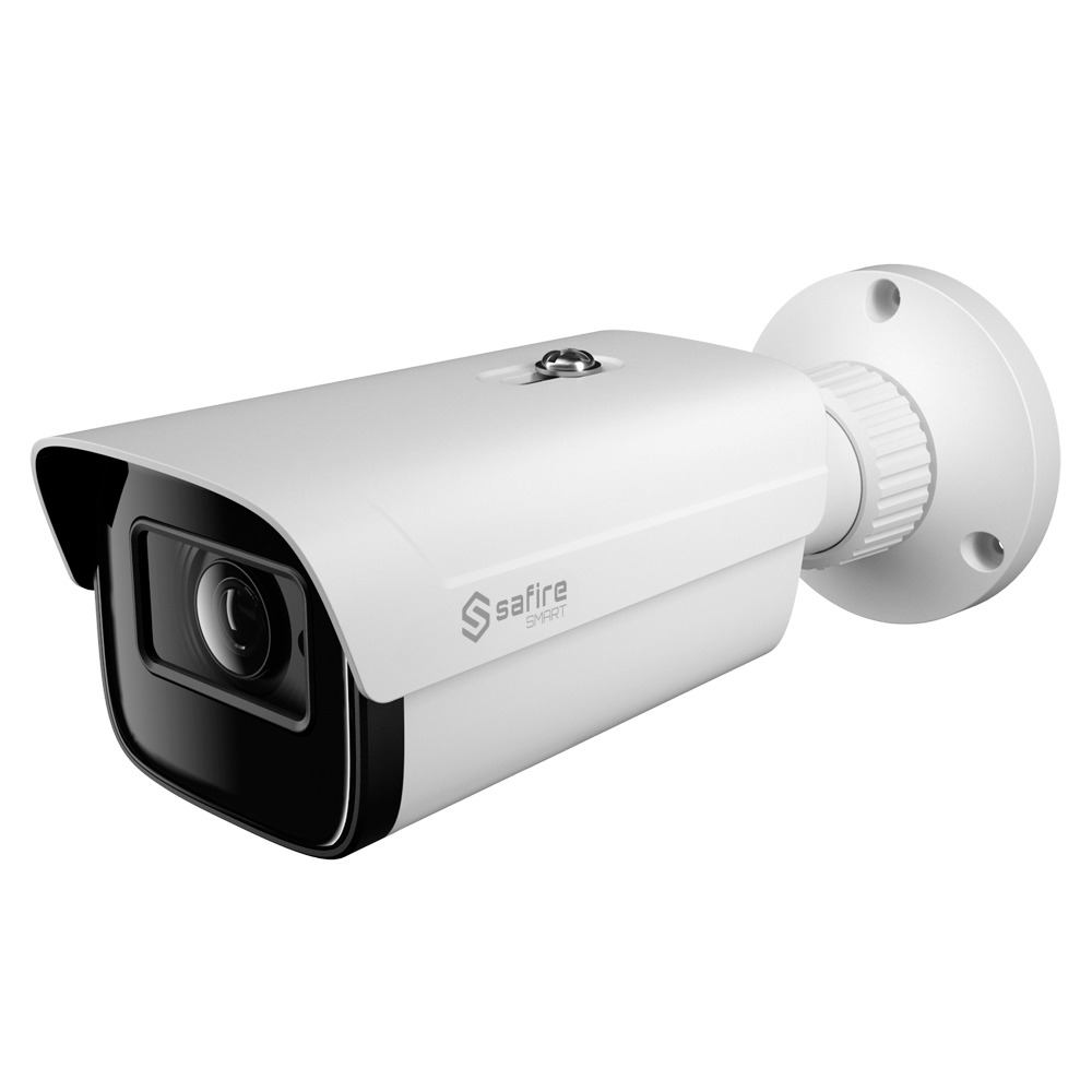 Safire Smart - Cámara Bullet 4 en 1 Gama E1 - 3K 5Mpx 16:9, 1/2.5" CMOS - Lente motorizada 2.8 - 12 mm | IR 50m - IP67