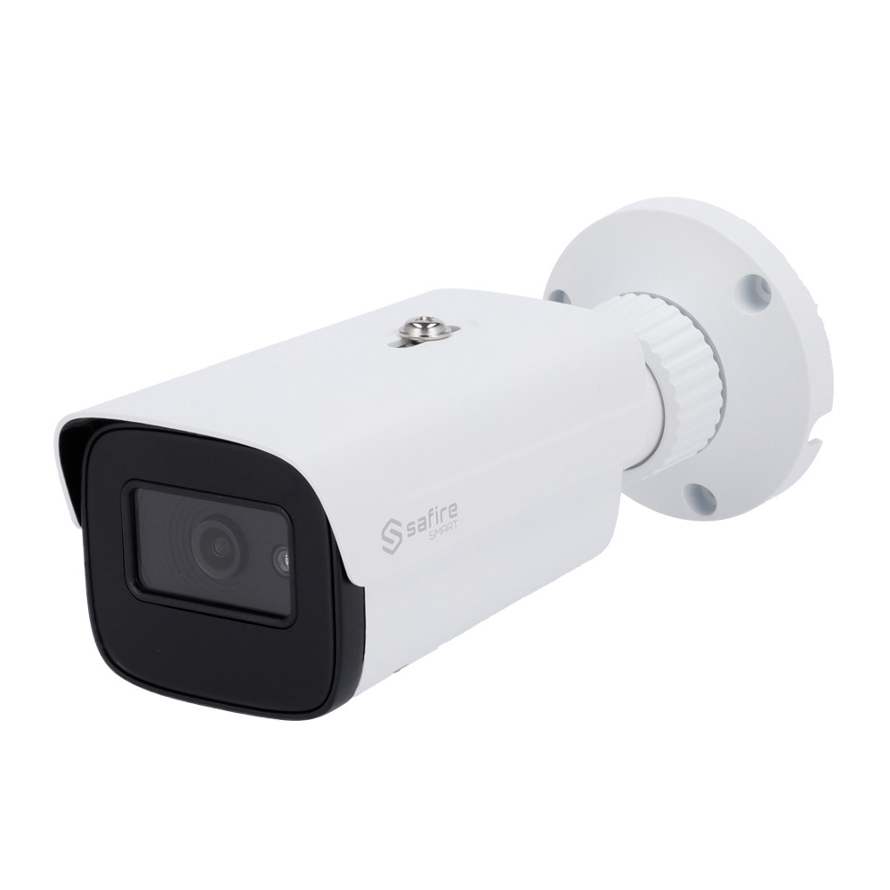 Safire Smart - Cámara Bullet IP gama I1 AI Avanzado - 4Mpx - Lente 3.6 mm | Audio | IR 50m - TrueSense+:Detección de humano, vehículo, facial - PoE - IP67