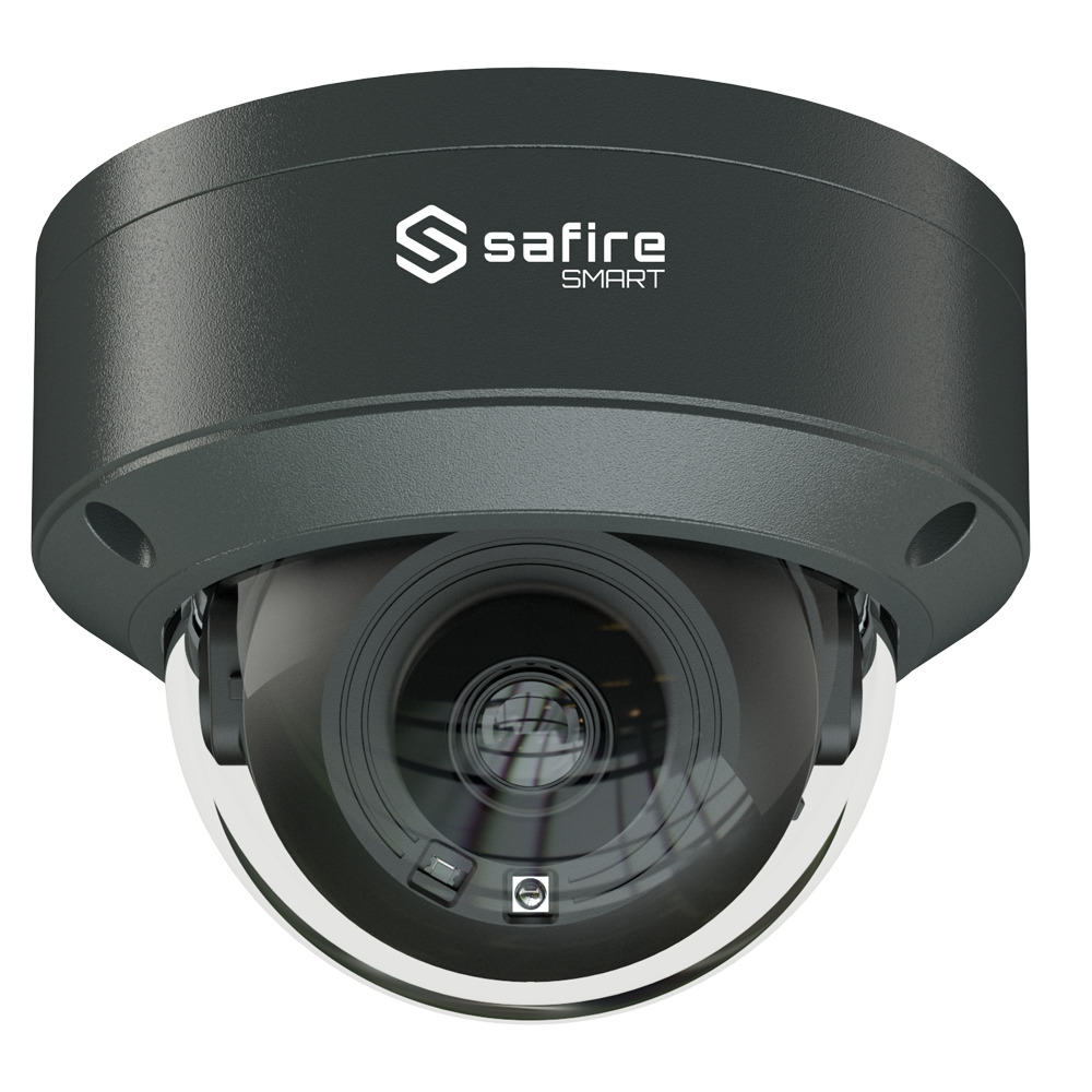 Safire Smart - Cámara Domo IP gama B1 económico - 4Mpx - Lente 2.8 mm | IR 30m - Reglas VCA - PoE - IP67 - Alarma