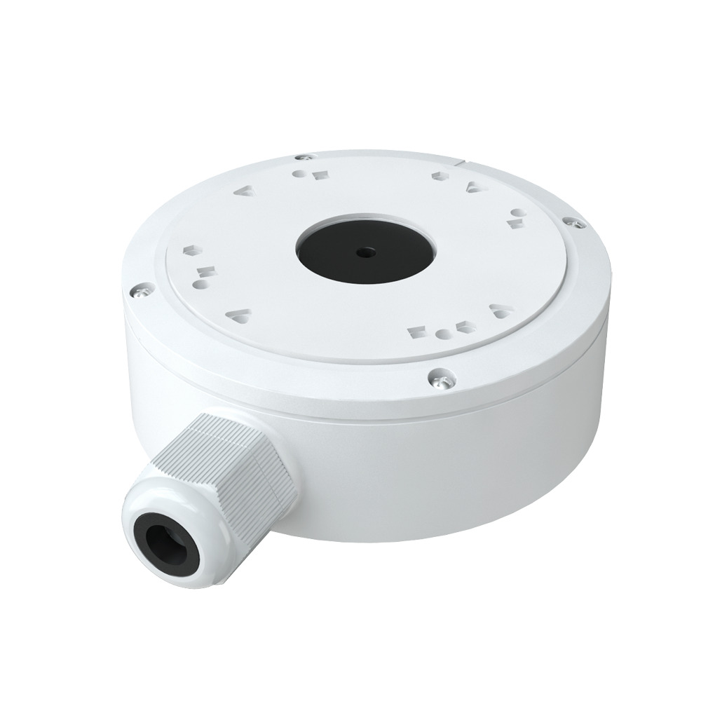 Caja de conexiones Safire Smart - Para cámaras domo - Apto para uso exterior IP66 - Instalación en techo o pared - Diámetro de la base 139.3 mm - Pasador de cables