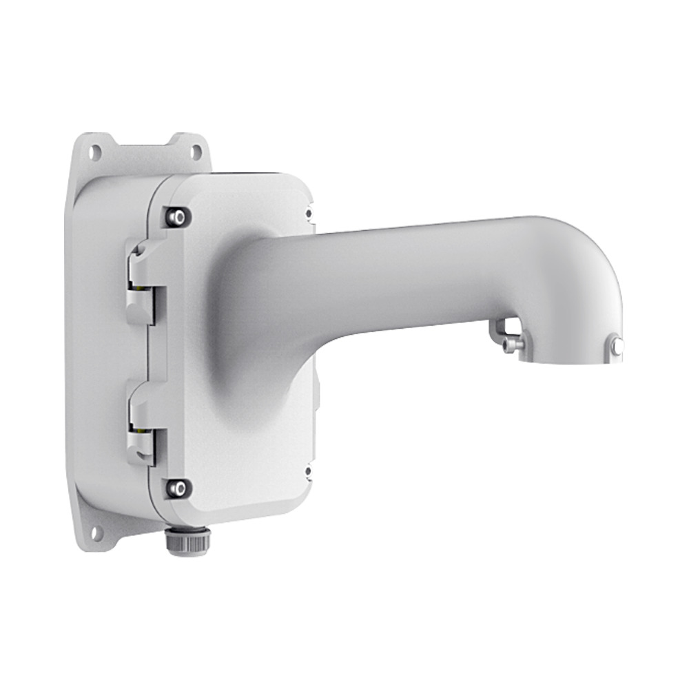 Soporte de pared Safire Smart - Para cámaras domo - Longitud del brazo 388 mm  - Apto para uso en exterior - Aleación de aluminio - Incluye caja de conexión