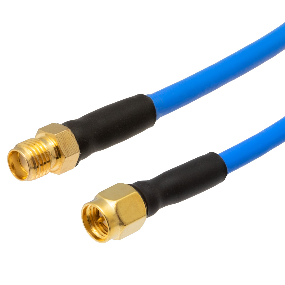 Cable semirígid de baixa perduda RG402, SMA mascle a famella, 2m