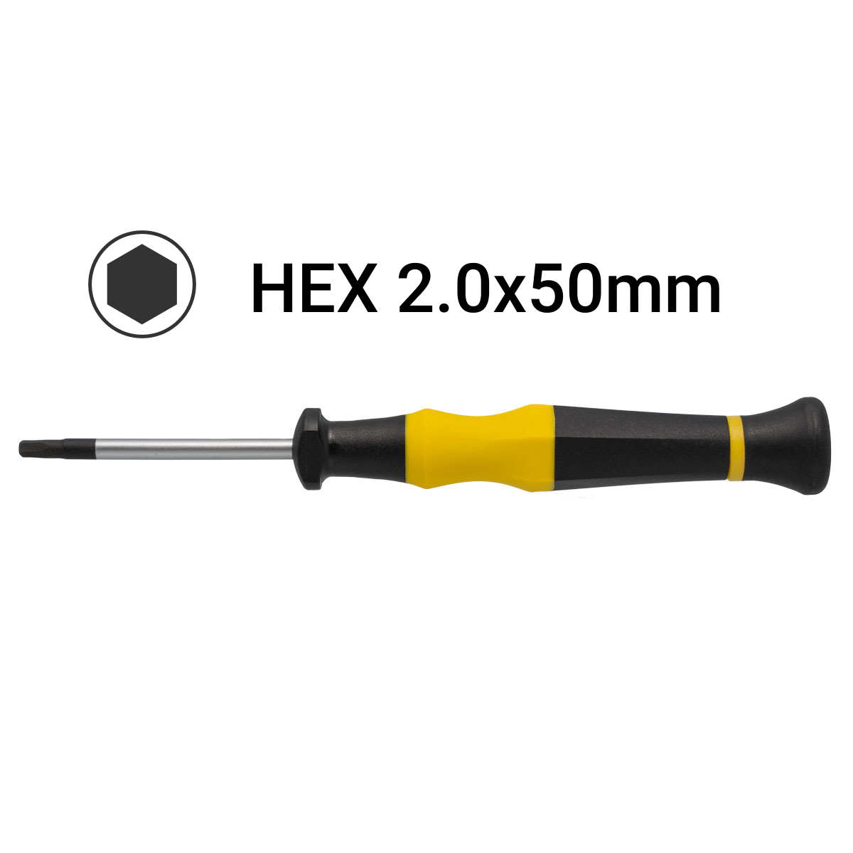 H2.0x50mm Hex Precision Screwdriver