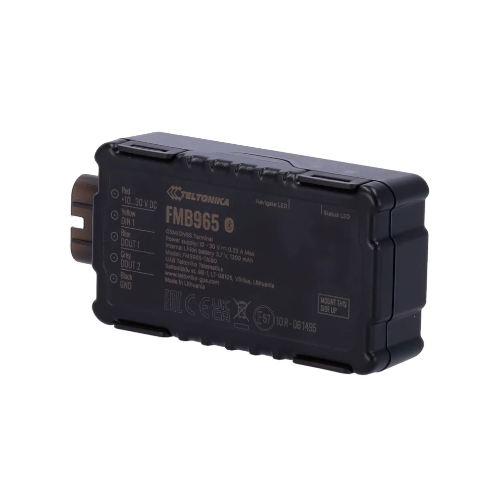 Apagado con modo suspensión - Protección IP67 - Batería de backup - Tecnología Bluetooth