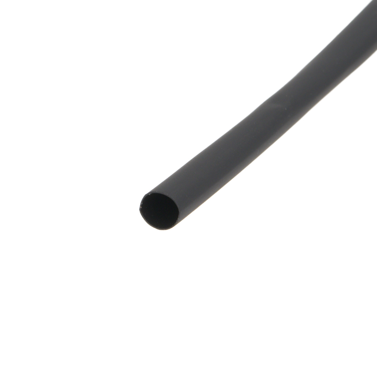 Pack de corte [1.2m] de tubo termorretráctil 2:1 Ø2.4mm negro – Poliolefina libre de halógeno e ignífugo [x25]