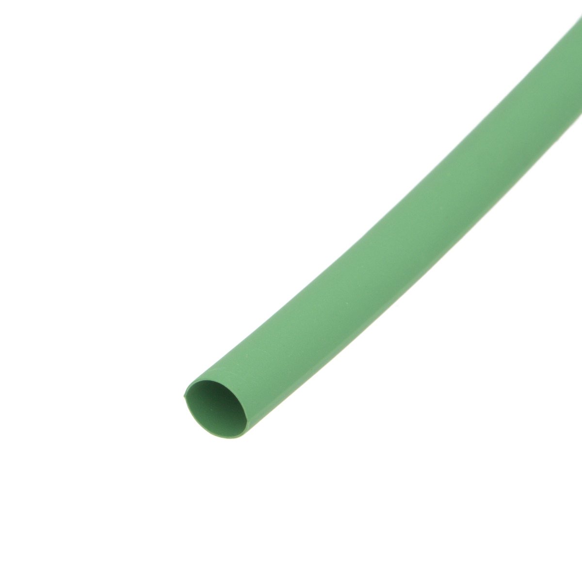 Pack de corte [1.2m] de tubo termorretráctil 2:1 Ø6.4mm verde – Poliolefina libre de halógeno e ignífugo [x25]