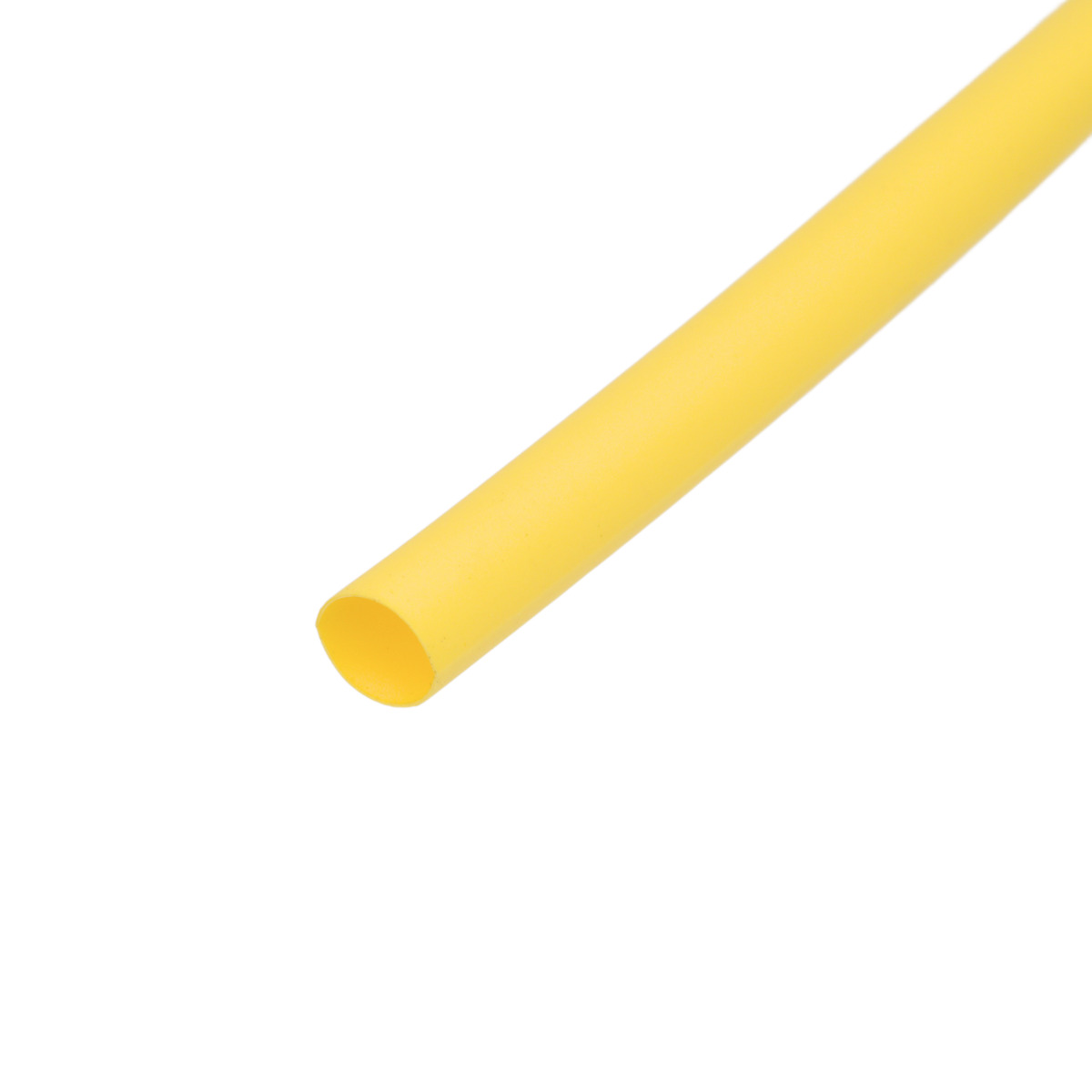 Pack de corte [1.2m] de tubo termorretráctil 2:1 Ø38.1mm amarillo – Poliolefina libre de halógeno e ignífugo [x5]