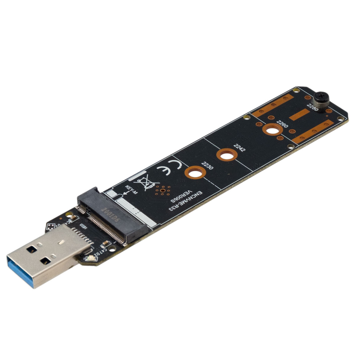USB 3.0 to NVMe type M adapter
