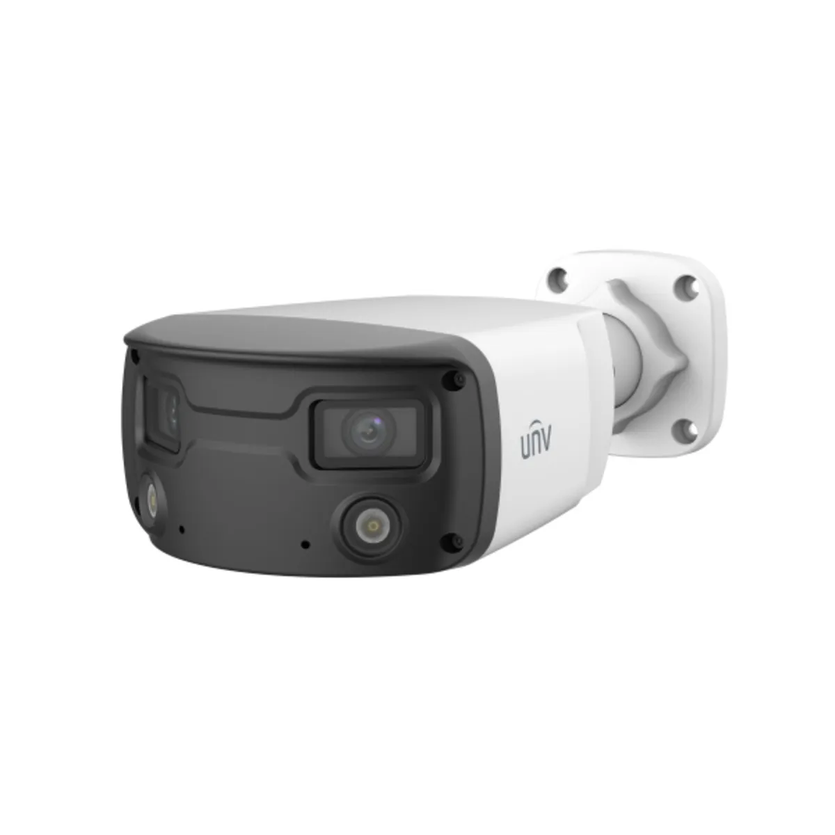 Cámara IP 4 Megapixel - Gama Prime - 1/2.9" Progressive Scan CMOS - Lente dual 2 x 4 mm | Gran angular 160º - LEDs de luz blanca con alcance 30 m - Interfaz WEB, CMS, Smartphone y NVR