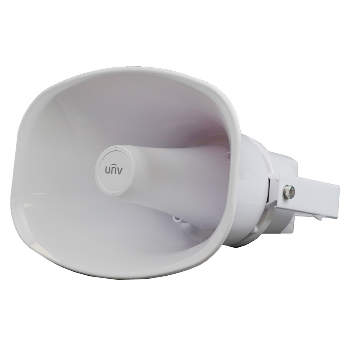 Bocina a compresión Uniview 30 W - Soporta transmisión con NVR Uniview - Almacenamiento integrado - Soporta audio en doble vía - PoE | 130 dBSPL | -37 dBV/Pa | Alarma - IP66 | Interfaz web