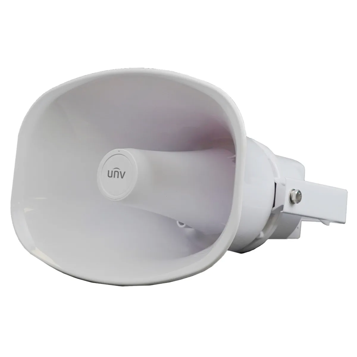 Bocina a compresión Uniview 30 W - Soporta transmisión con NVR Uniview - Almacenamiento integrado - Soporta audio en doble vía - PoE | 130 dBSPL | -37 dBV/Pa | Alarma - IP66 | Interfaz web