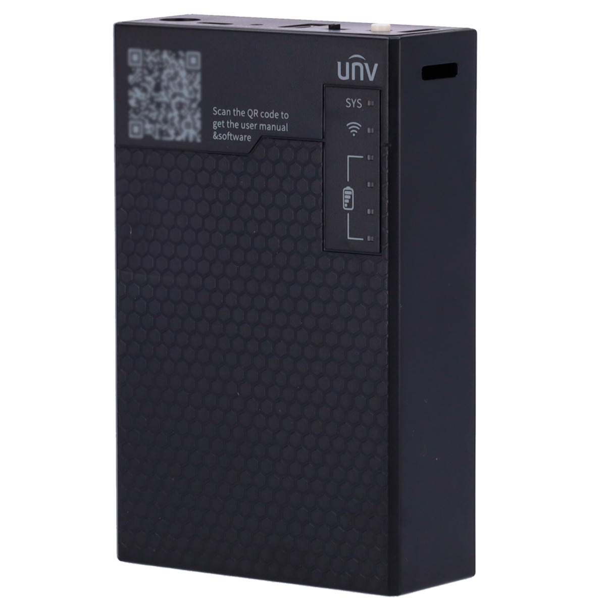 Uniview - Ideal para configurar cámaras IP - 4 entradas RJ45 10M/100M Base-TX Ethernet  -  WiFi 2.4G (IEEE802.11b/g/n). - 1x Puerto PoE y 12V DC de salida - Batería de litio 7500mAh