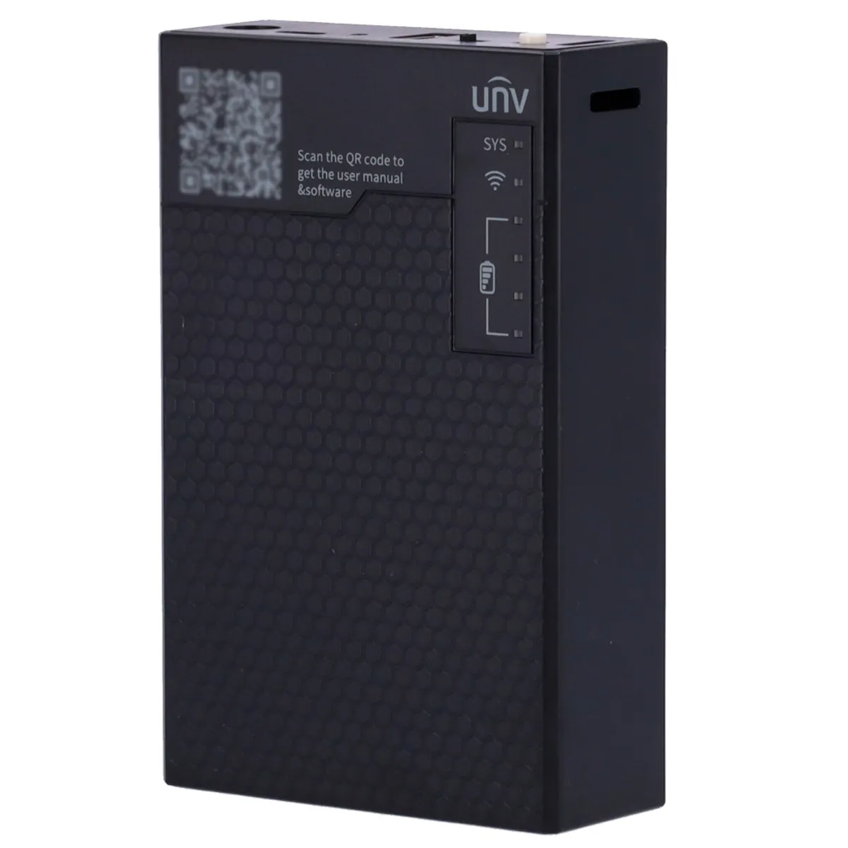 Uniview - Ideal para configurar cámaras IP - 4 entradas RJ45 10M/100M Base-TX Ethernet  -  WiFi 2.4G (IEEE802.11b/g/n). - 1x Puerto PoE y 12V DC de salida - Batería de litio 7500mAh