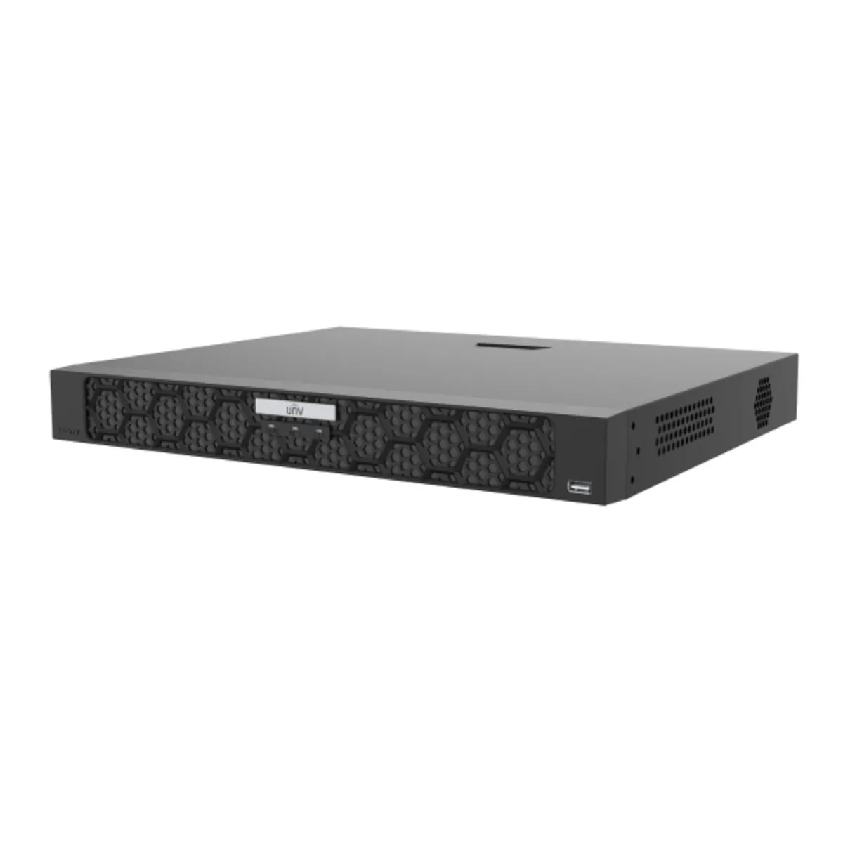 Uniview Gama Prime - Grabador NVR para cámaras IP - Resolución hasta 16Mpx - 32CH vídeo / Compresión Ultra265 / 16 PoE - Admite SIP hasta en 4CH / Reconocimiento facial - 2HDD / Soporta RAID / Alarmas