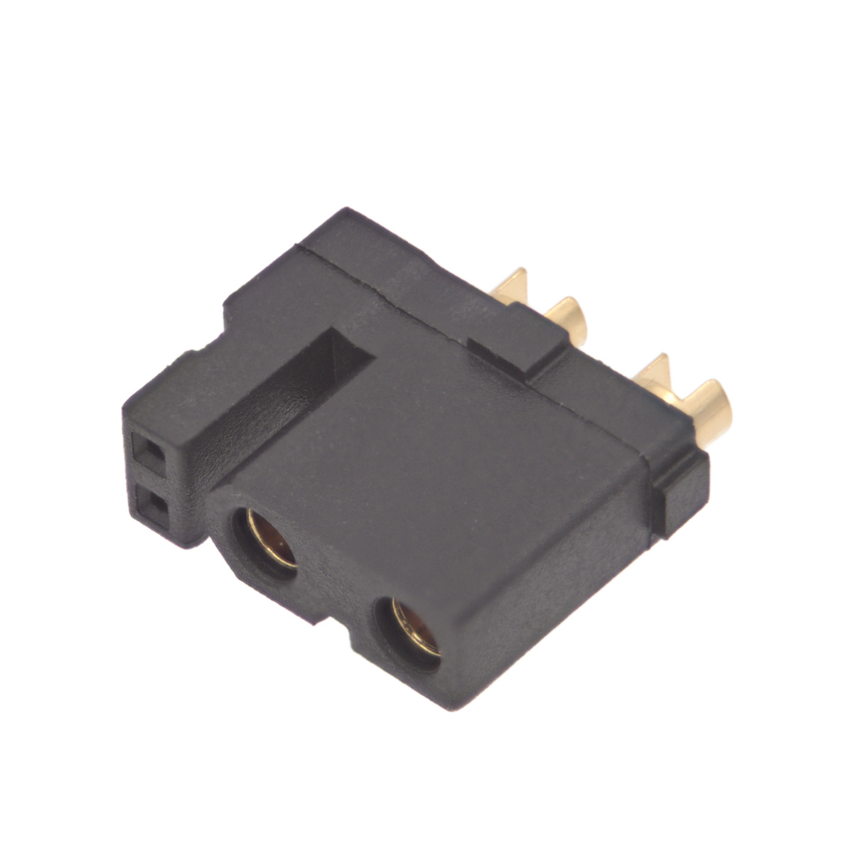 XT30 2+2 pin female connector [15A/30A], extra pins for signal