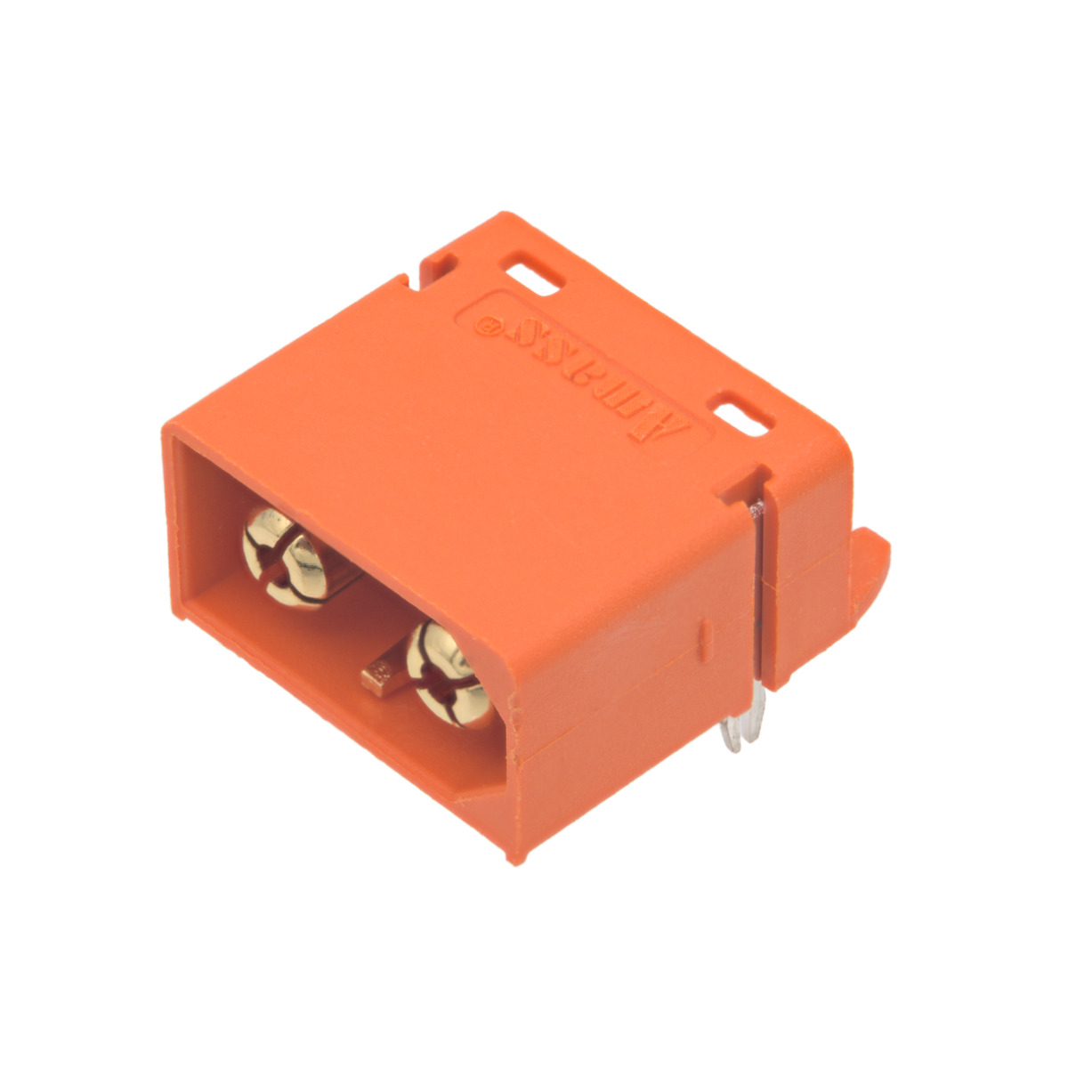 Conector XT60IPW macho para panel con 3 pines (2+1), pin extra para datos [35A/60A]