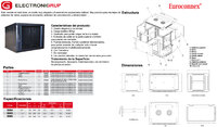 9U 19 600x600x515mm Wall mount cabinet