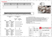 19" 1U UTP Cat.6 24 ports, Sin herramienta