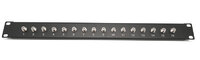 19" 1U F patch panel 16 puertos