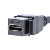 Cable HDMI hembra a hembra Keystone, 15cm.