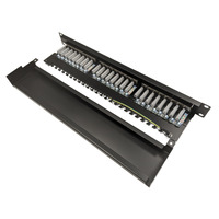 24 Port Category 6A Shielded Patch Panel