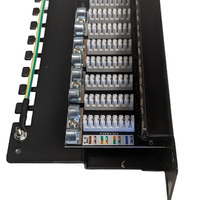 24 Port Category 6A Shielded Patch Panel