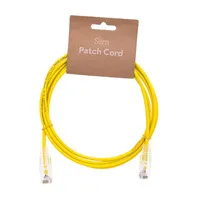 Ver informacion sobre Slim Cat.6A UTP LSZH 100% CU, 28AWG, 2m, Amarillo