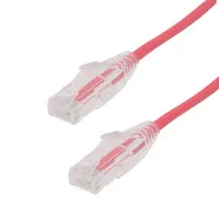 Ver informacion sobre Slim Cat.6A UTP LSZH 100% CU, 28AWG, 1.5m, Rojo
