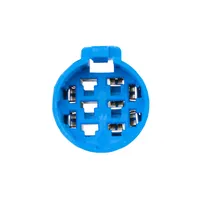 Base de Conexión para Interruptores Antivandálicos de 19mm con doble hilera central