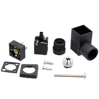 Solenoid valve connector kit DIN 43650 C, Male and Female