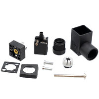 Kit connector de vàlvula solenoide DIN 43650 C, Mascle i Femella