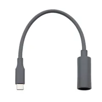 Ver informacion sobre Jack Femella 5.5x2.1mm DC a USB C, Potència de càrrega 100W Longitud 25cm
