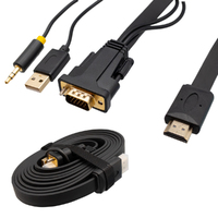 Ver informacion sobre Câble VGA + Audio à HDMI, 1.8m