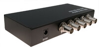 Ver informacion sobre SDI Splitter & Repeater 1x4 avec support HD-SDI / 3G SDI, 120 m.