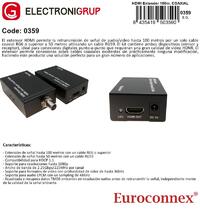 Extensor HDMI por Coaxial 100m 1080p Full-HD